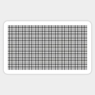 Black and Gray Plaids 001#003 Sticker